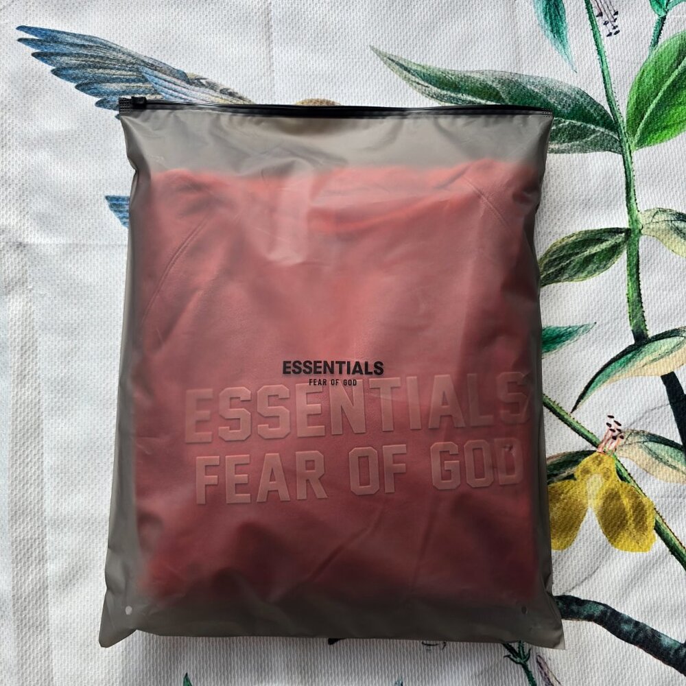 Essentials Fear of God Hoodies – Coral - S / M / L - ask for size - Picture 4 of 8
